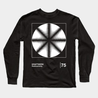 Radioactivity  / Minimalist Style Graphic Design Long Sleeve T-Shirt
